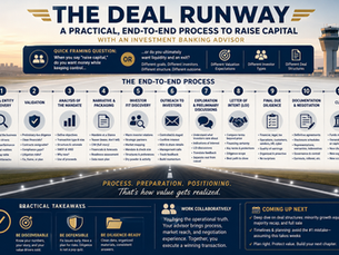 From Discovery to Close: Raising Growth Capital with an Investment Banker