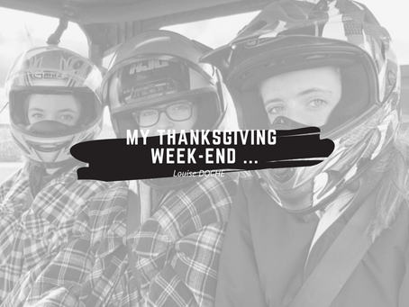 My Thanksgiving week-end