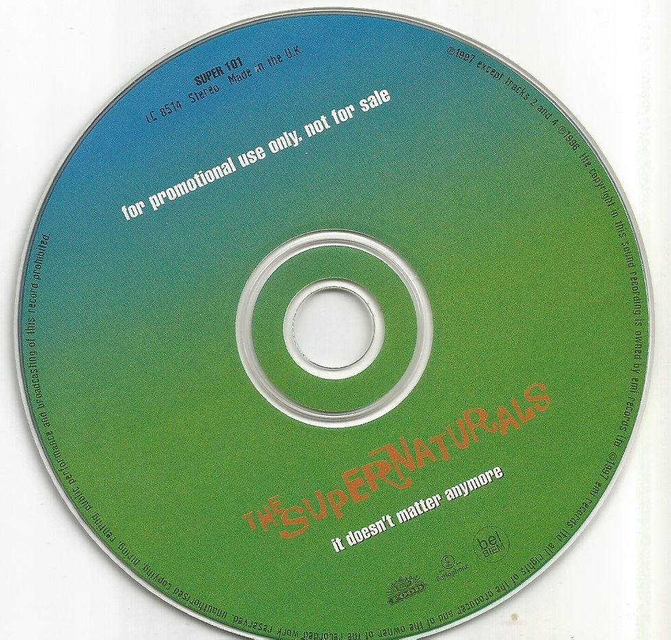 Thumbnail: The Supernaturals - It Doesn't Matter Anymore 1997 promotional CD album