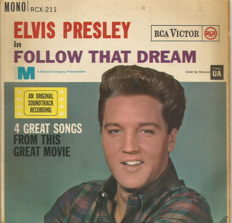 Elvis Presley - Follow That Dream Soundtrack EP. 1962 7 inch vinyl