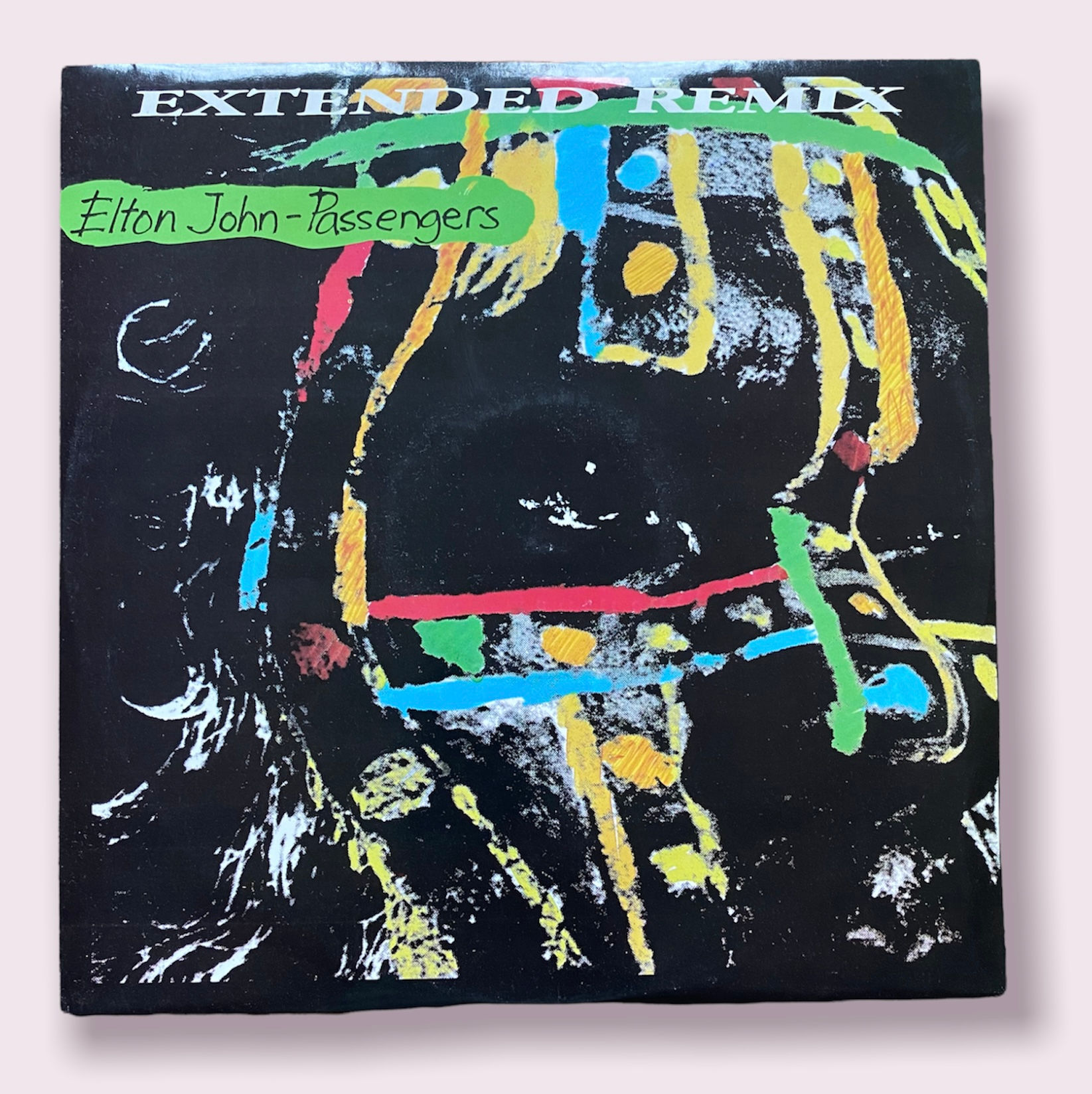 Elton John - Passengers (extended remix), 1984 12 inch vinyl single