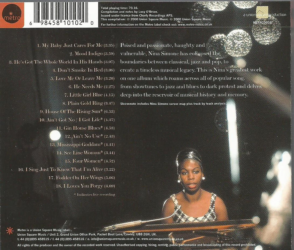 Thumbnail: Nina - The Essential Nina Simone 2000 CD album