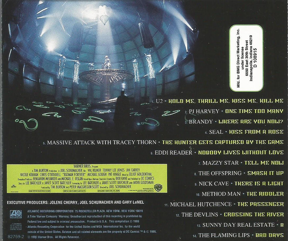 Thumbnail: Various Artists - Batman Forever Soundtrack 1995 Atlantic USA CD album