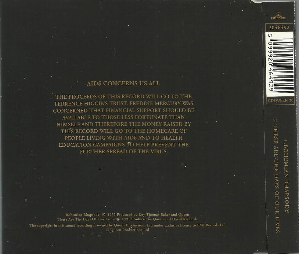 Thumbnail: Queen - Bohemian Rhapsody 1991 Parlophone CD single