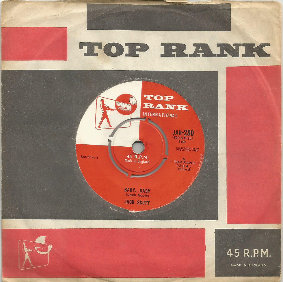 Thumbnail: Jack Scott - What In The World's Come Over You 1960 Top Rank 7 inch vinyl single