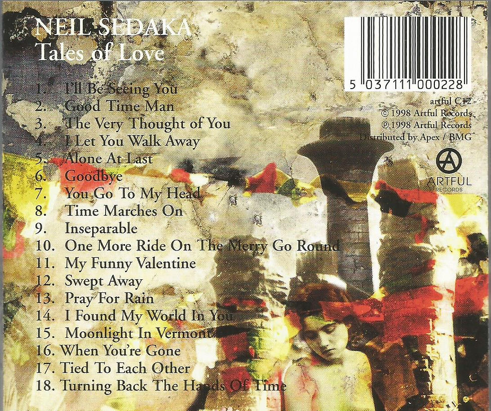 Thumbnail: Neil Sedaka - Tales Of Love 1998 Artful Records CD album