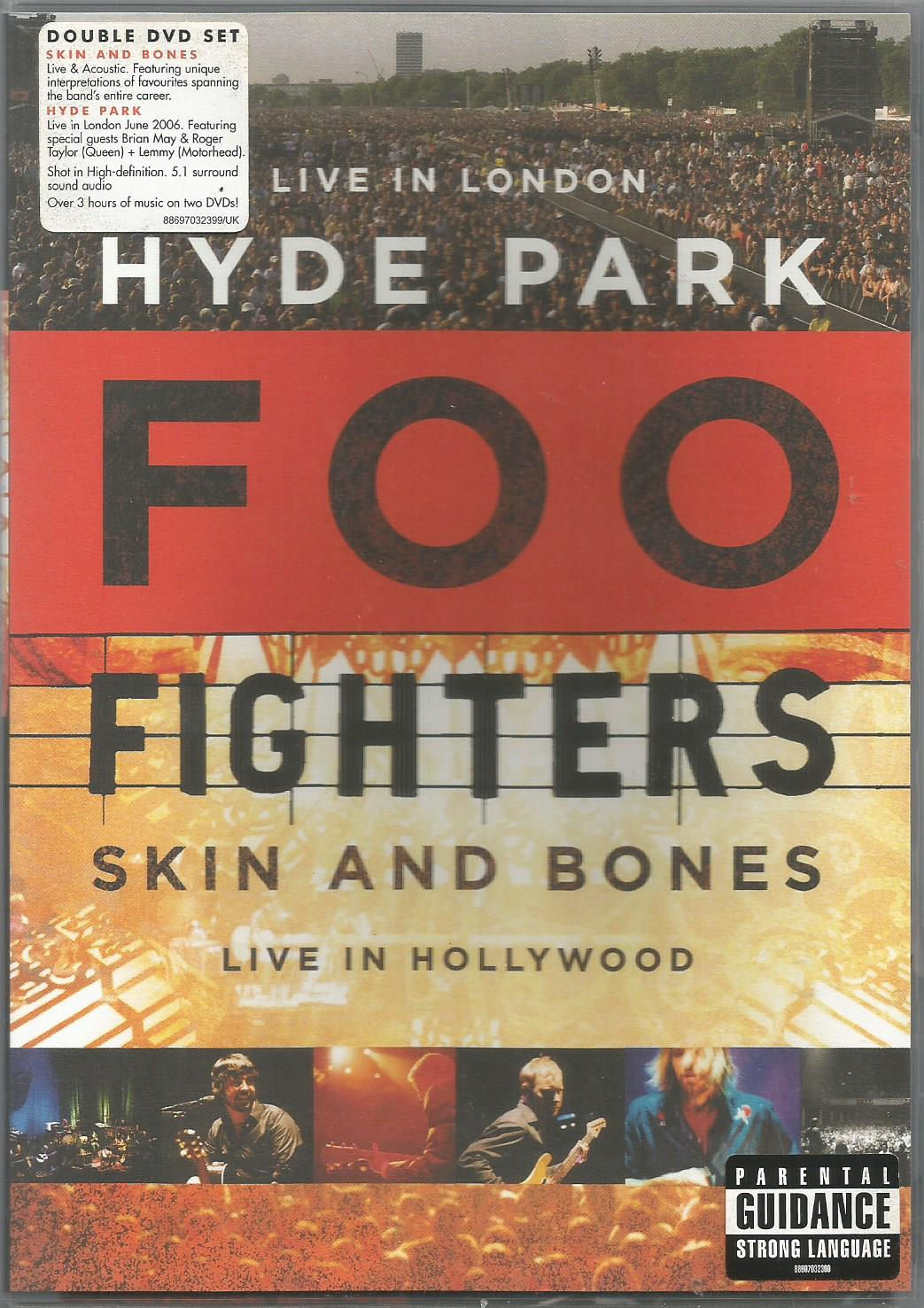Foo Fighters - Hyde Park Skin And Bones DVD 2 discs