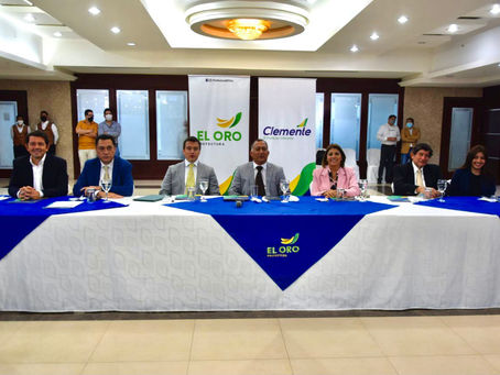 Prefecto presentó proyectos emblemáticos de El Oro a Comisión de Desarrollo Económico de la Asamblea