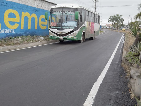 Prefectura adecuó vía de acceso a estación de buses