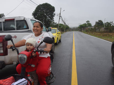 Prefectura de El Oro inauguró 5,355 m2 de asfaltado en San Antonio, Santa Rosa