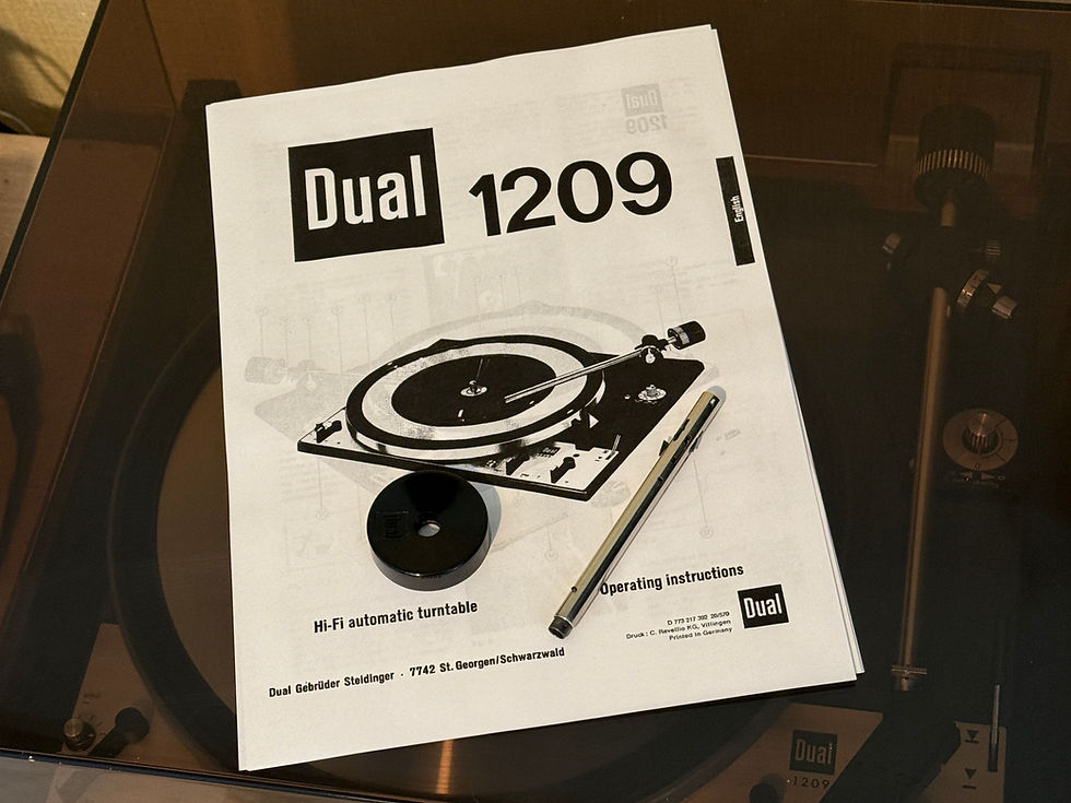 サムネイル： Dual 1209 (one year warranty)