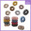 Thumbnail: hisum accessories dot print hair bobbles china manufacturer