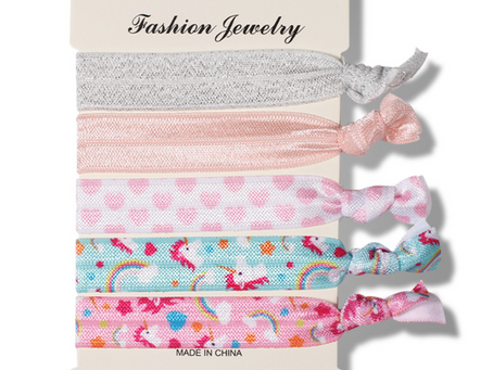 TOP popular soft hair ties 
for hair OR hands OR decoration