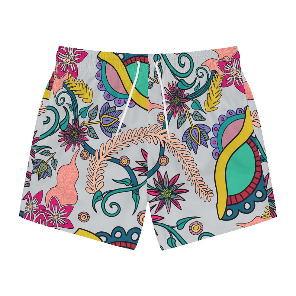 Power of the Flower Swim Trunks