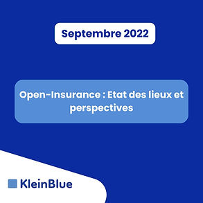 Image d'illustration du prix de l'étude réalisée par Klein Blue sur les enjeux de l'Open-Insurance