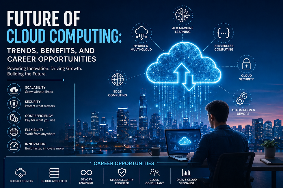 Future of Cloud Computing: Trends, Benefits, and Career Opportunities