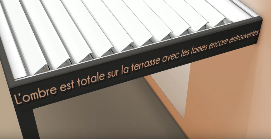 pergola bioclimatique Solembra Ain, Rhone, Lyon, Drome, Ardeche, design, unique, atypique, sur-mesure