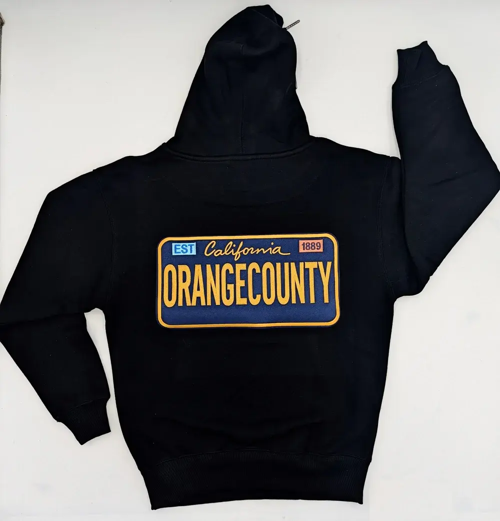 Charlie's Tattoo Plated Orange County Hoodies