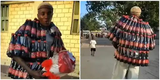 "Inspired by Kanye West": Man Rocks Jacket Made of Plastic Bottles, Video Goes Viral 