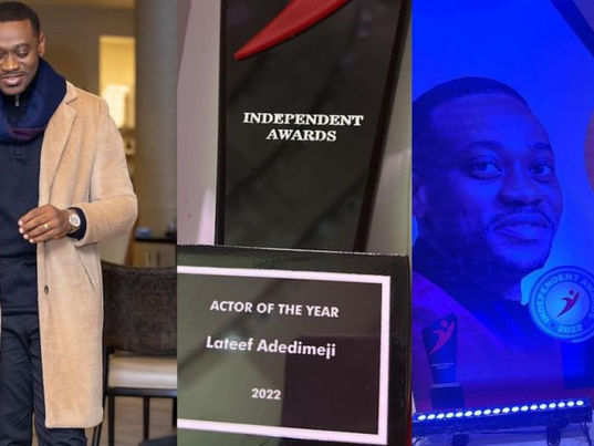 Actor, Lateef Adedimeji awarded “Best Actor of the Year” - celeb news