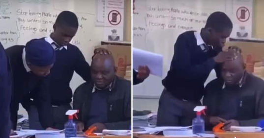 ''Video of High School Boy Rubbing and Kissing Teacher’s Head Causes a Stir