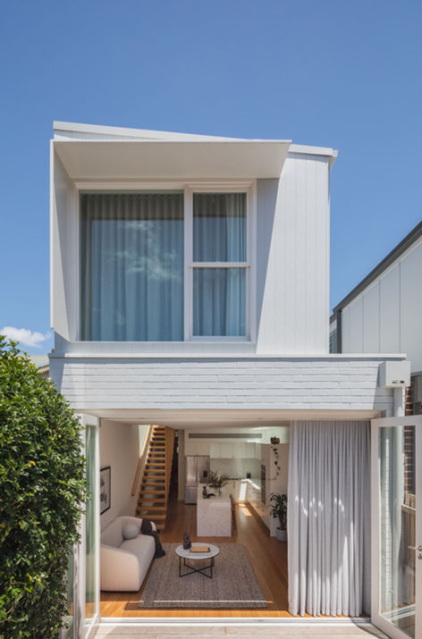 Back garden of terrace home