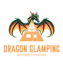 logo dragon glamping s názvam