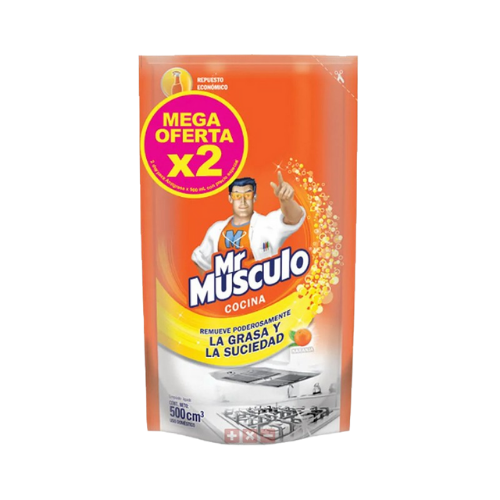 Desengrasante MR MUSCULO 500 ml x 2 und
