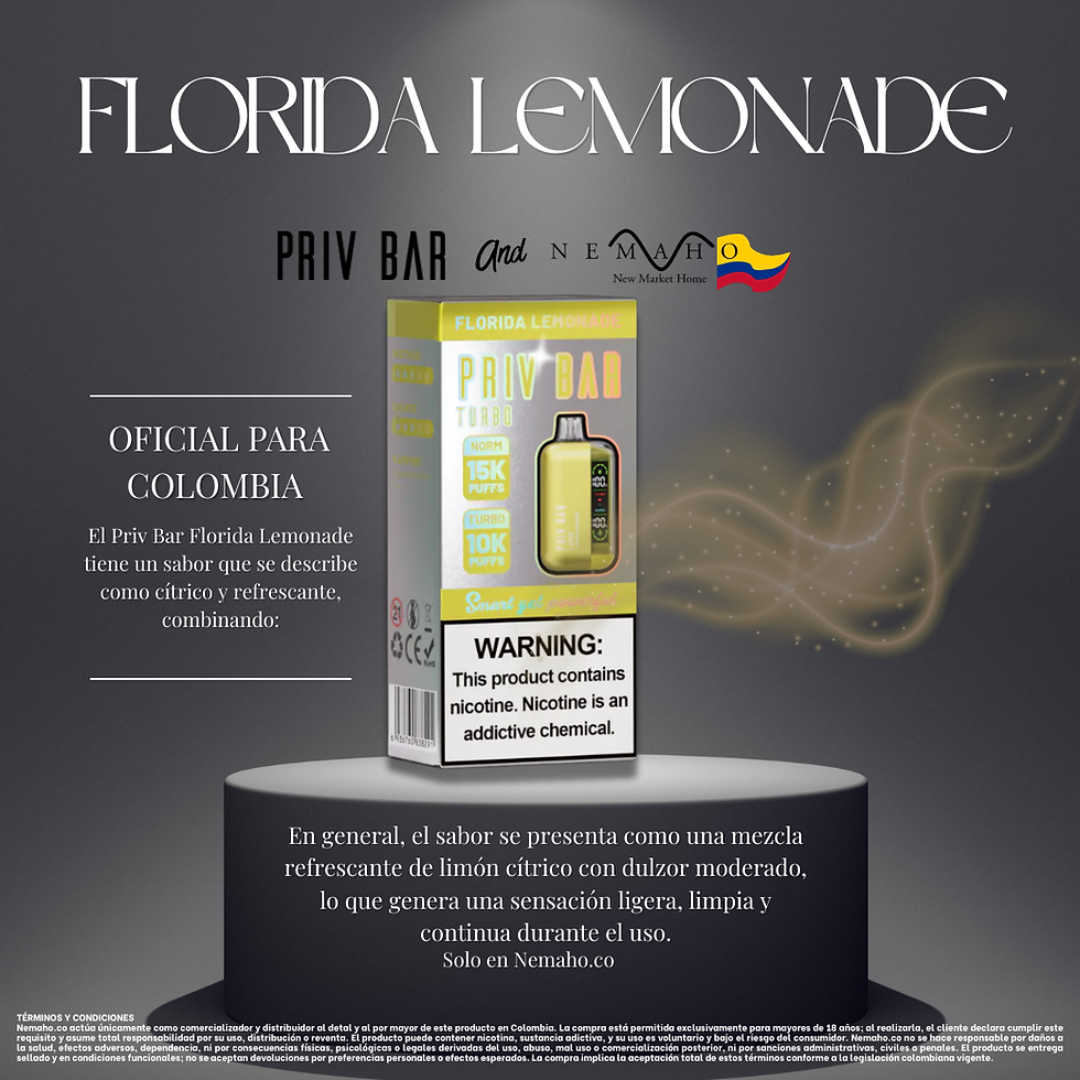 Thumbnail: Florida Lemonade- Priv Bar Vape  - 10,000-15,000 Puffs 5%