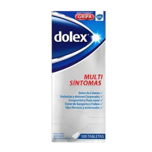 dolex Contra los síntomas de la Gripa x100Un.