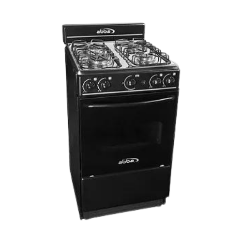 Estufa Con Horno Negra ABBA