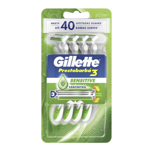 Maquina Afeitar Prestobarba GILLETTE 3h 4u