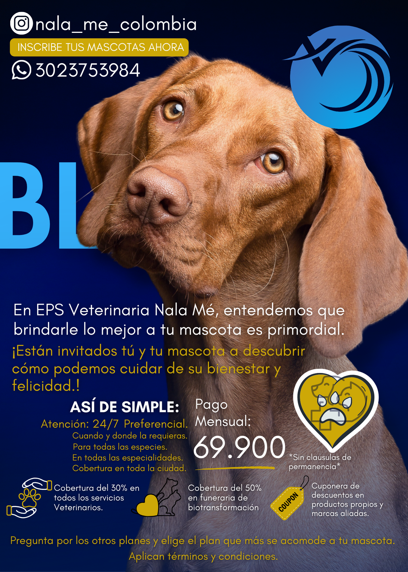 Intereses Mensual 59900 Plan Blue EPS Veterinaria.