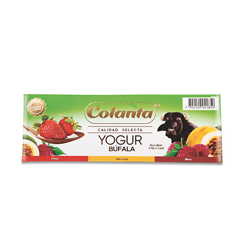 Yog Bufala COLANTA surt 170g x 3 Unidades