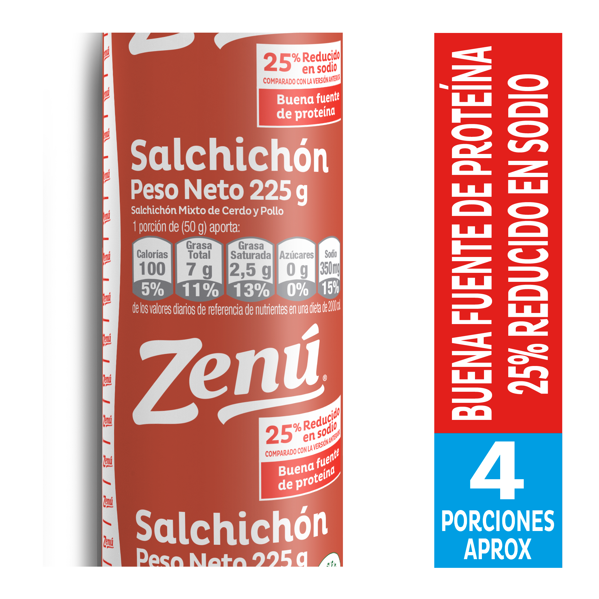 Salchichón Zenú Tradicional 225g