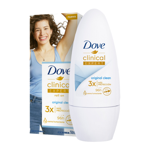 Desodorante en Roll On Dove Clinical Expert 50Ml