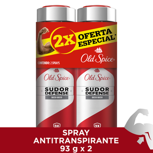 DESODORANTE SPRAY SECO SECO OLD SPICE 93 g x 2u