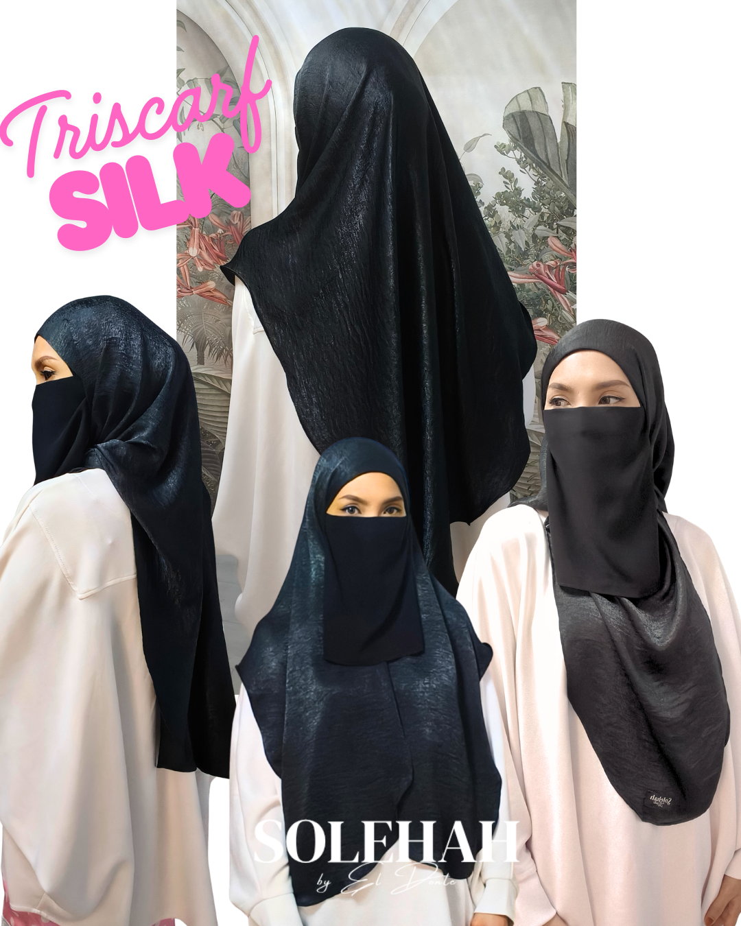 Triscarf Silk with inner