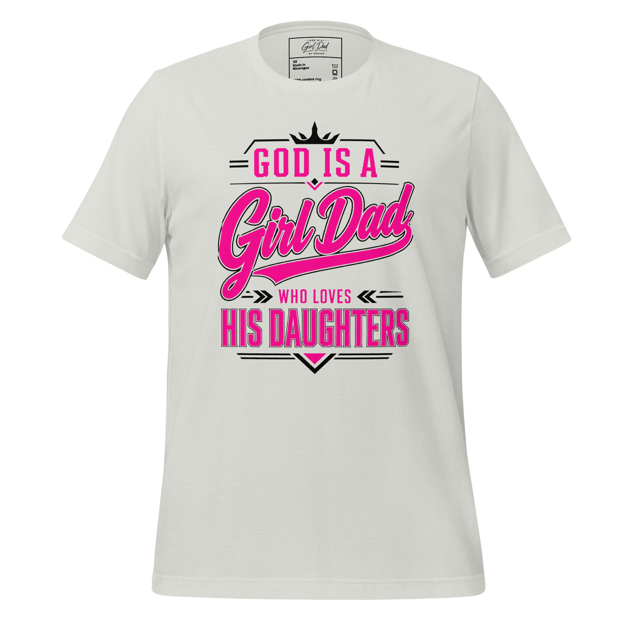 Bold Colormix Tee - Bright Pink and Black