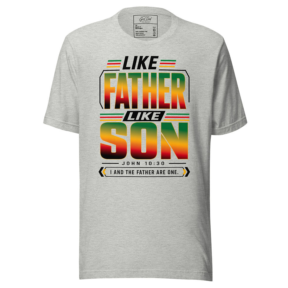 Thumbnail: The Heritage Tee - Ombré  |  Like Father Like Son Collection (black-letter)