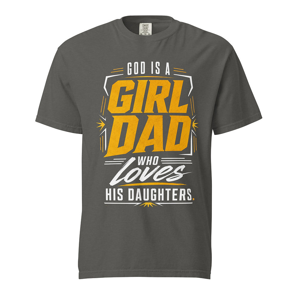 Thumbnail: Bold Love T-shirt (Golden Yellow)  |  Father's Love Collection
