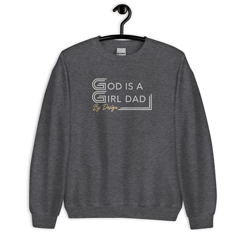 Thumbnail: Lines By Design Embroidered Sweatshirt  |   White with Gold Thread