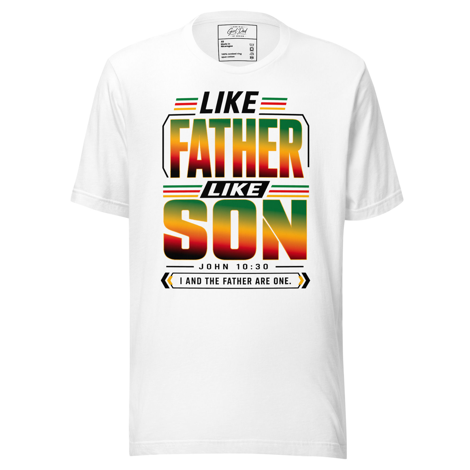 The Heritage Tee - Ombré | Like Father Like Son Collection (black-letter)