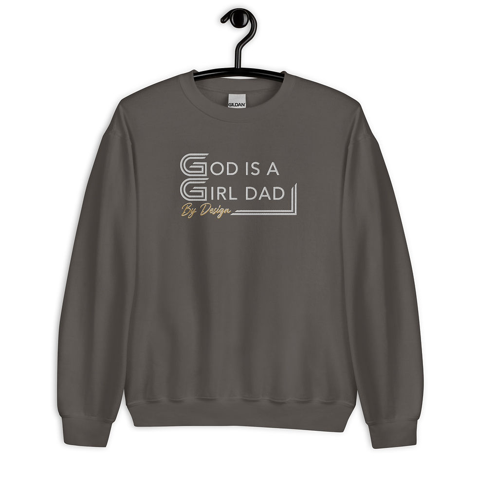 Thumbnail: Lines By Design Embroidered Sweatshirt  |   White with Gold Thread