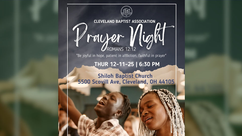 CBA Prayer Night: A Powerful Evening of Hope & Prayer