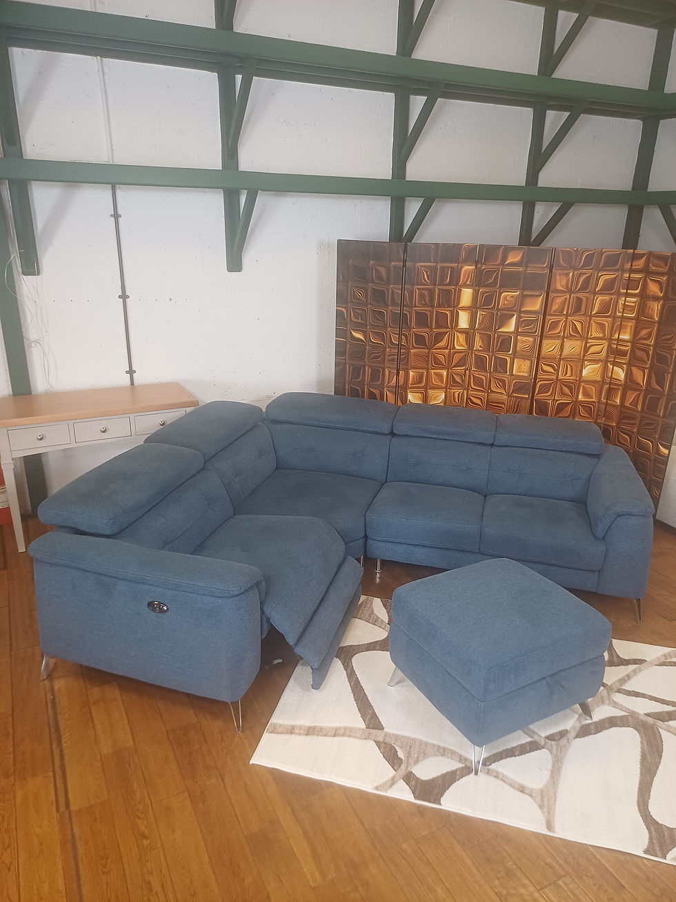 Thumbnail: DYNAMO Corner Power Reclining Sofa with Storage Footstool