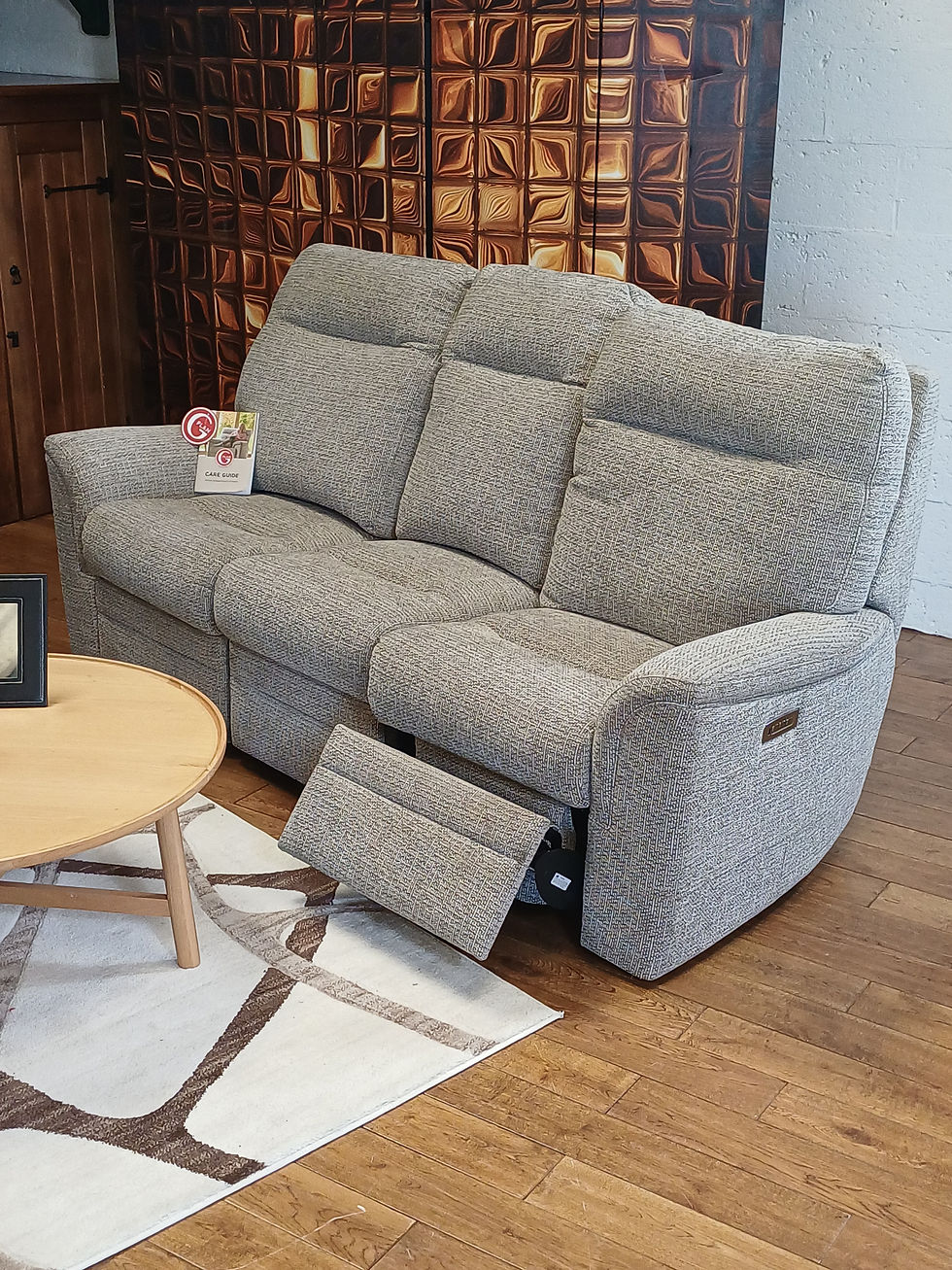 Thumbnail: G-PLAN HUDSON 3 SEATER POWER RECLINING SOFA & CHAIR