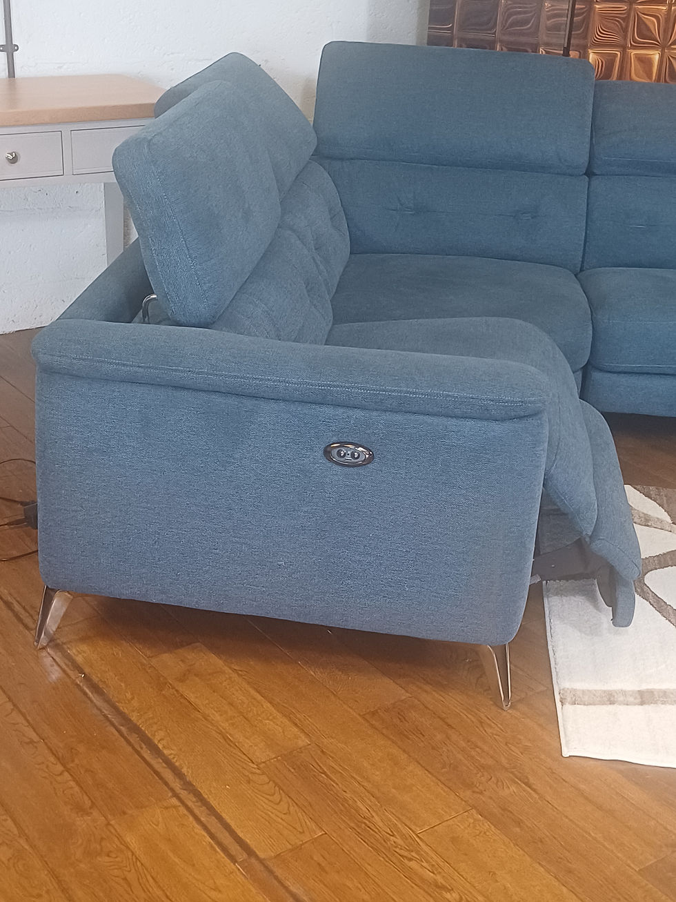 Thumbnail: DYNAMO Corner Power Reclining Sofa with Storage Footstool