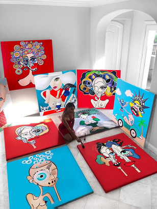 Art gallery modern contemporary art los angeles | Handmade paintings on canvas