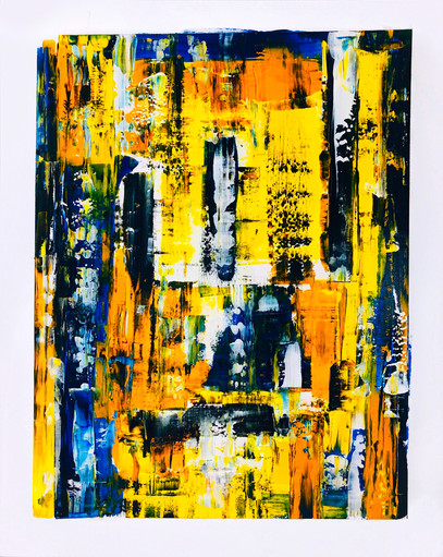 Original Acrylic Painting On Canvas 60"x48"